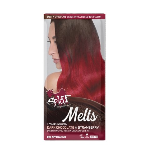 Splat Chocolate Melts Hair Color - Strawberry - 6oz : Target