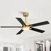 Airsurfer 52 Inch Ceiling Fan with Light and Remote Control - 3 of 4