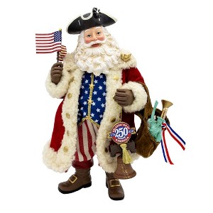 Kurt Adler 11 Inch Fabriché 250th Anniversary of America Musical Santa - 1 of 4