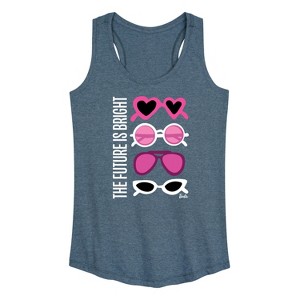 Women's - Barbie - The Future is Bright Graphic Racerback Tank - 1 of 4