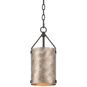 Possini Euro Design Possini Euro Julian 5 3/4"W Rustic Silver Metal Mini Pendant - 1 of 4