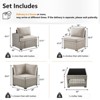 Outdoor Sectional Sofa Patio Furniture Sets with Thickened Cushions - 2 of 4