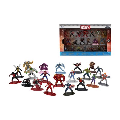 Jada Toys Nano Metalfigs Marvel Die-Cast Figures 1.65" 20-Pack