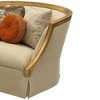 Acme Furniture Daesha Sofa Tan Flannel Antique Gold - 3 of 4