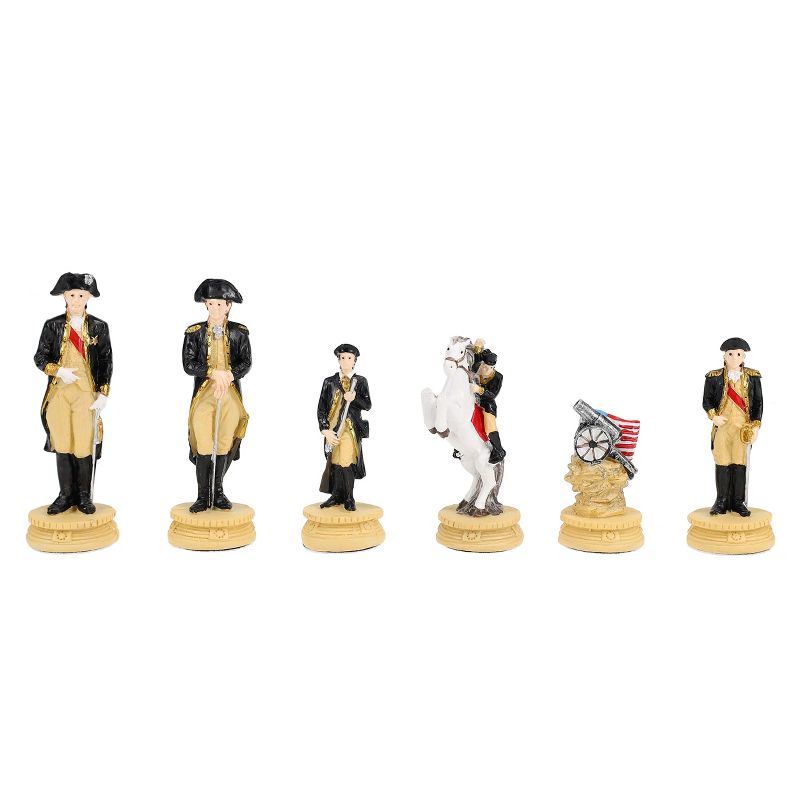 WE Games American Revolutionary War Chess Pieces, 3.5 inch king, 3 of 7