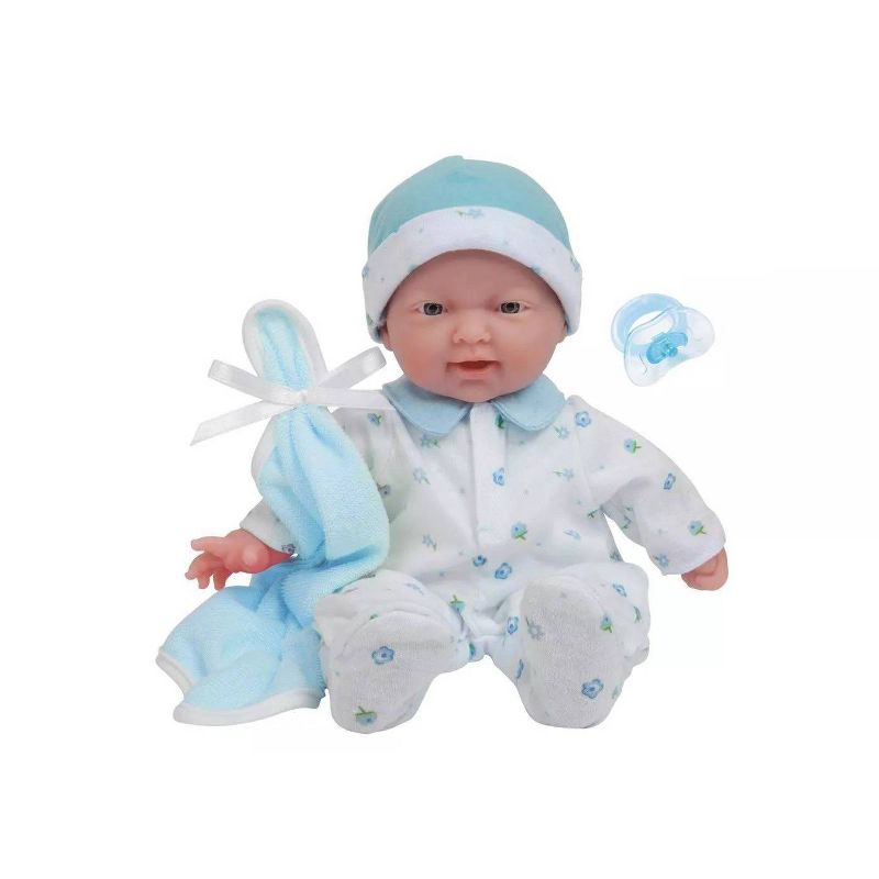 JC Toys La Baby 11&#34; Baby Doll - Blue Outfit, 1 of 9