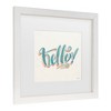 Trademark Fine Art - Janelle Penner Hello I Matted Framed Art - 3 of 4
