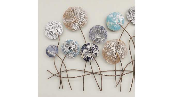 Modern Metal Floral Wall Decor - Olivia &#38; May, 2 of 25, play video
