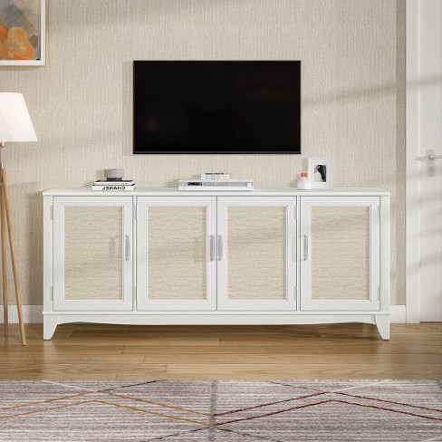 Target white sale entertainment center