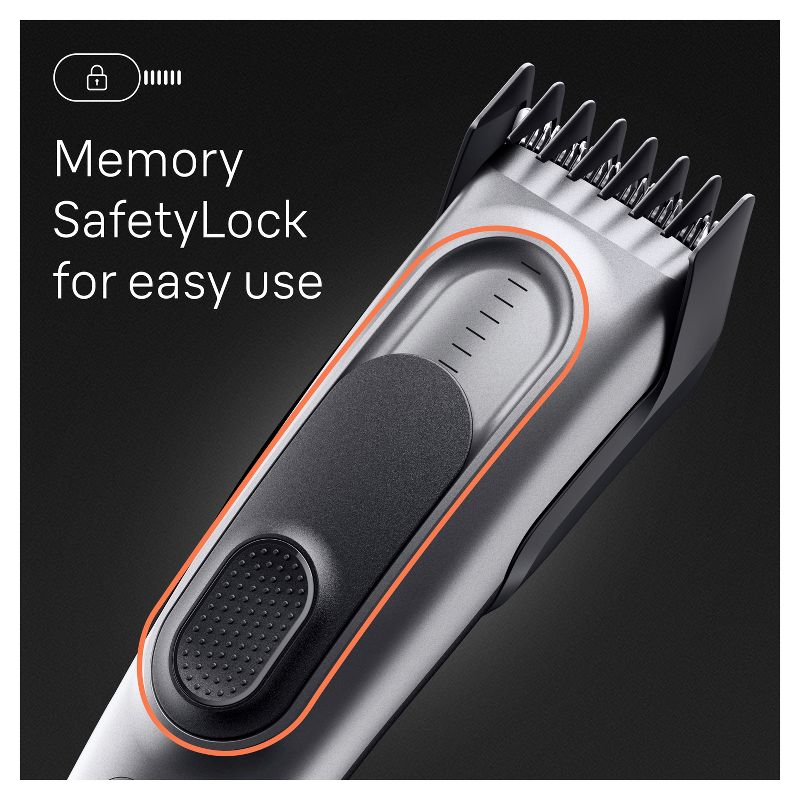 Braun&#160;Series 7 HC7390 Men&#39;s Rechargeable 17-Setting Hair&#160;Clipper + 2 Attachment Combs, 4 of 11