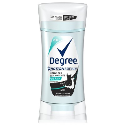 Degree Ultra Clear Black + White Pure Rain 48-Hour Antiperspirant & Deodorant Stick - 2.6oz