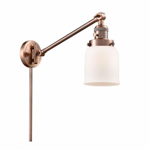 Bell - 1 Light Swing Arm Wall Sconce In Industrial Style-25 Inches Tall and 8 Inches Wide - 1 of 1