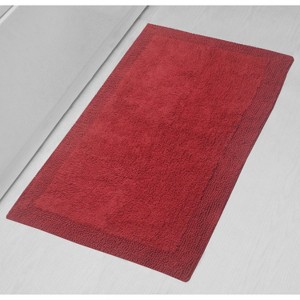 Home Weavers Luxury Collection 100% Cotton Tufted Bathroom Rug, Non-Slip Latex Bath Rug - 1 of 4