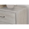 Roundhill Furniture Seluna 2-Drawer Bedroom Nightstand with built-in USB port, Gray Oak Finish - 2 of 4