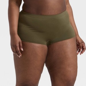 Women's Seamless Boy Shorts Underwear - Auden™ - 1 of 3