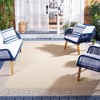 Courtyard CY2099 UV & Stain Resistant Non-Shedding Power Loomed Indoor/Outdoor Rugs - Safavieh - 2 of 4