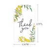 Wrapables Thank You Gift Tags/Kraft Paper Hang Tags for Weddings, Bridal Showers, Baby Showers (50pcs), Green Nature - 2 of 4