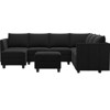 Belffin U-Shaped Modular Sectional – Storage Ottoman System & Pet-Resistant Velvet - 2 of 4