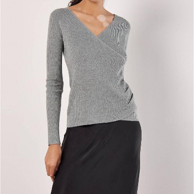 Women's Wrapped Up Sweater - APRICOT