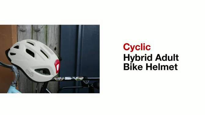Cyclic Hybrid Bike Helmet - White, 2 of 8, play video
