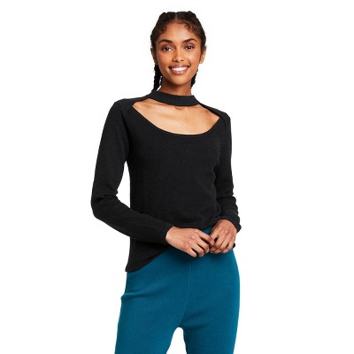 Women's Cutout Crewneck Sweater - Victor Glemaud x Target Black XXS