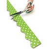 Teacher Created Resources Scalloped Rolled Border Trim 2.1875" x 50' Green/White Polka Dots 3/Pack - 3 of 3