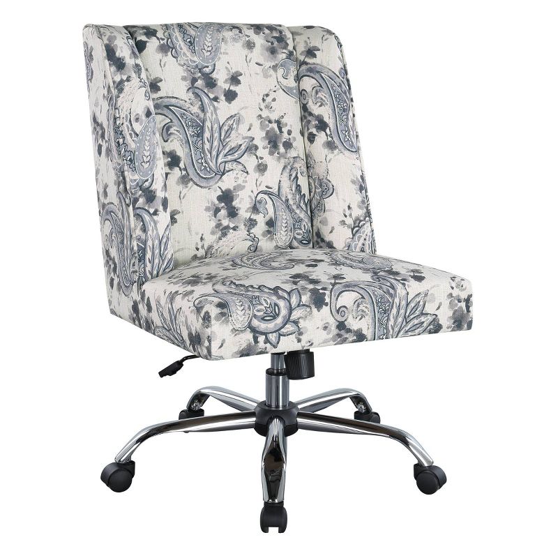 Westgrove Managers Chair Charcoal Paisley - OSP Home Furnishings, 1 of 9