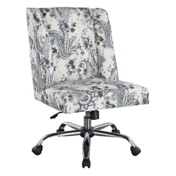 Westgrove Managers Chair Charcoal Paisley - OSP Home Furnishings