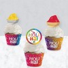 Big Dot of Happiness Holi Hai - Cupcake Decoration - Festival of Colors Party Cupcake Wrappers and Treat Picks Kit - Set of 24 - 3 of 4