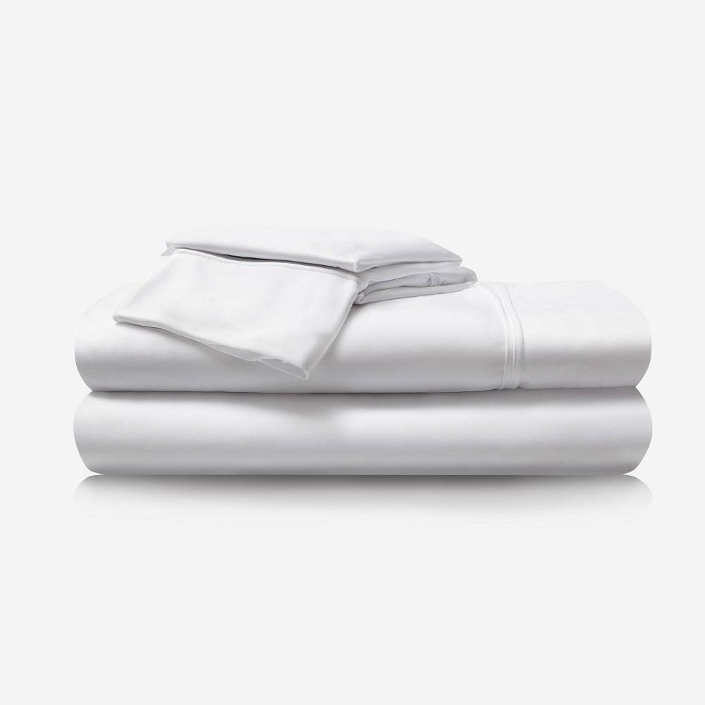 Bedgear Split Head California King Hyper Cotton Sheet Set Bright White: Rayon Bamboo Blend, Moisture-Wicking, 4-Piece -  92506621