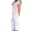 Women's Gauze Linen V Neck Linen Top - Look Mode USA - 2 of 3