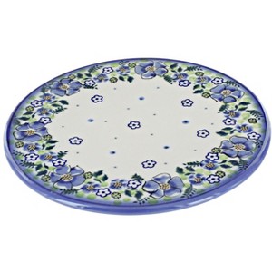 Blue Rose Polish Pottery PG05 Galia Trivet - 1 of 1