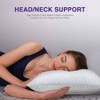 Cooling Queen Size Foam Pillow Set, Adjustable Firmness, 2 Pack, 20x30 Inches - 2 of 4