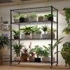 SEVOBAL Utility Storage Shelves Durable Steel Wire Shelf with Locking Casters for Home and Commercial Use, Silvery, 46.85"*18.5"*5.51" - 4 of 4