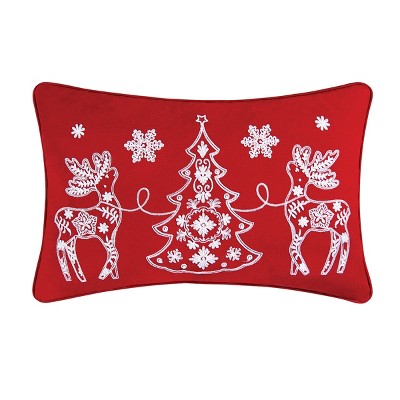 C&F Home Nordic Holiday Chain Stitch Pillow