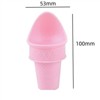 Reusable Plastic Ice Cream Cups,4 Pack Ice Cream Bowls,Ice Cream Cone Cupsfor Kids Party Summer Cookout Commercial Food Service - 2 of 4