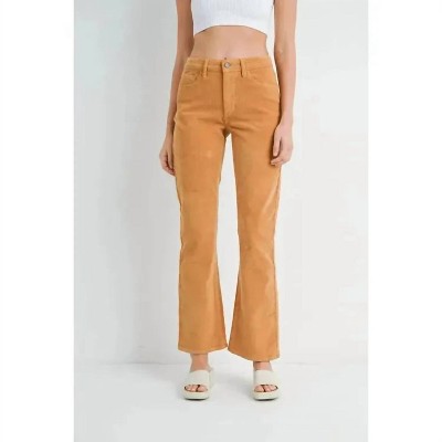 Women's Bradleigh Corduroy Pants - JUST BLACK DENIM