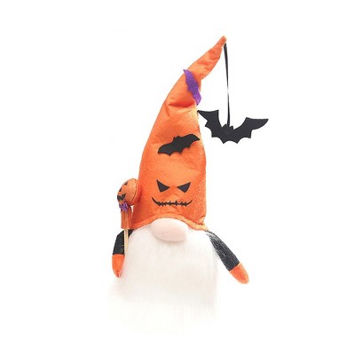 Halloween Faceless Pumpkin Dolls Bearded Gnomes Ornament With Lights Layout Props Home Decoration Accessories