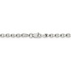Black Bow Jewelry 3.5mm, Sterling Silver Solid Diamond Cut Rolo Chain Necklace - 4 of 4