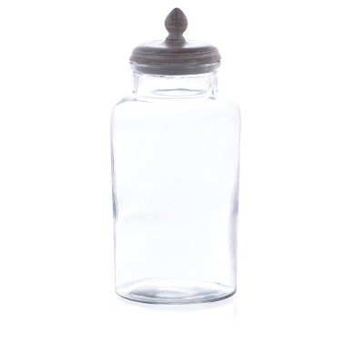 Large Rabat Jar  - Clear - Shiraleah