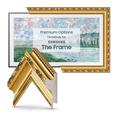 Ornate Gold Decorative Frame for 55" Samsung The Frame TV