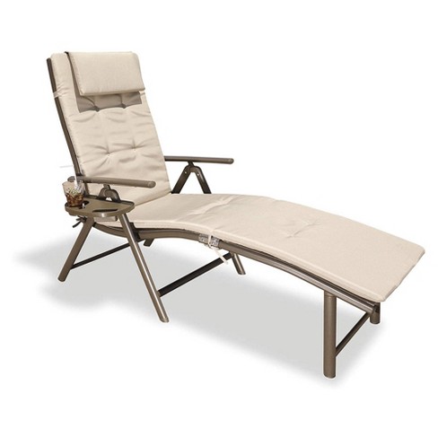 Pool lounge chair with cup online holder