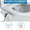 Garvee Mechanical Bidet Attachment, Bidet Attachment for Toilet, Toilet Bidet with Dual Self-Cleaning Nozzles, Rear and Feminine Wash - 4 of 4