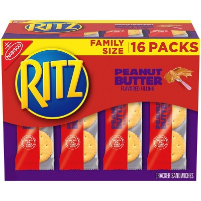 Ritz Peanut Butter Cracker Sandwiches - Family Size - 16ct/1.38oz