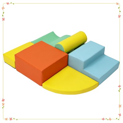 Foam Climbing Blocks for Toddlers, 6 PCS Foam Play Set for Kids