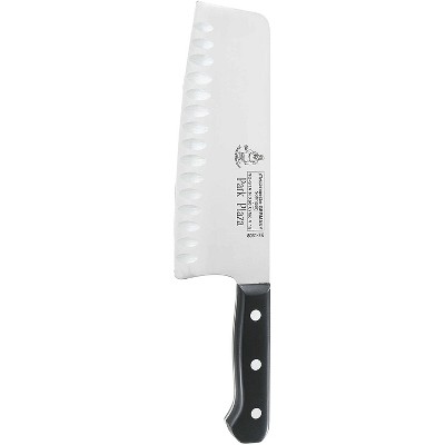Messermeister Park Plaza 7 Inch Long Kullenschliff Kitchen Vegetable Knife with Extra Wide 2.5 Inch Blade