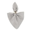 Design Imports Space Dyed Napkin Set/4, Graphite - 2 of 4