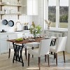 COZONY Farmhouse Dining Table for 4-8 People, 70.9" Rectangular Table with X-Bracket Frame - 4 of 4