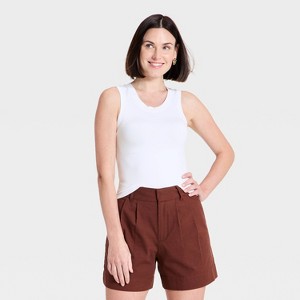 Women's Tank Top - A New Day™ White M : Target