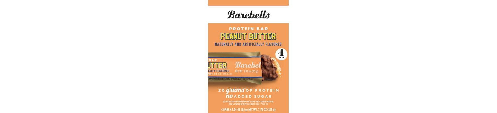 Barebells Nutrition Protein Bars - Peanut Butter - 7.76oz/4pk
